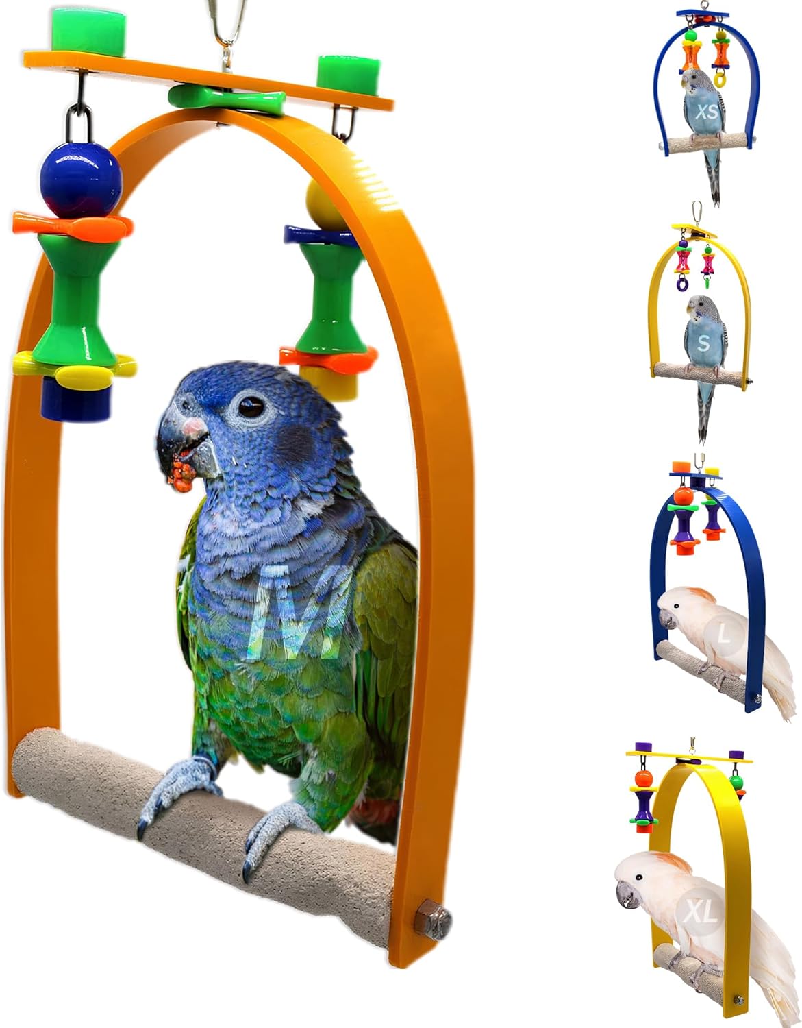 Medium Whirly Bird - Perfect Cage Toy Stimulates Visual and Physical Activity - Safe, Non-Toxic