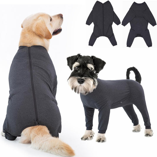 Yeapeeto Dog Onesie Surgery Recovery Suit for Large Medium Bodysuit Dogs Pajamas PJS Full Body for