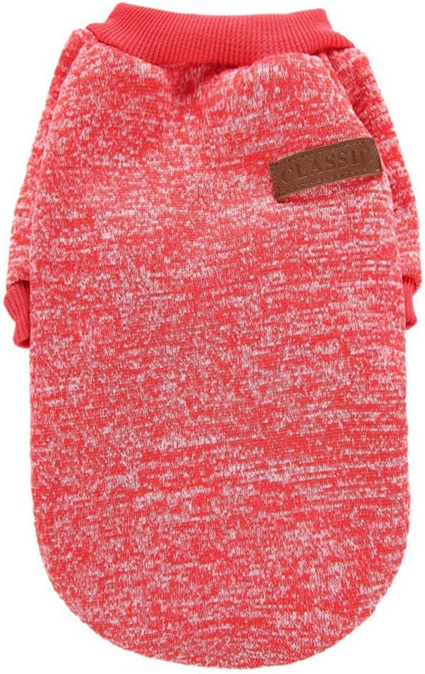 Jecikelon Dog Clothes Dogs Sweater Soft Puppies Clothing Winter Puppy Sweaters Warm Outfit for Dogs