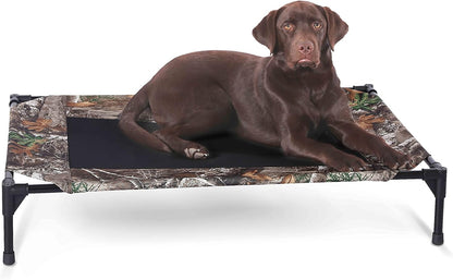 K&H Pet Products Outdoor Elevated Dog Cot, Breathable Cooling Elevated Cot Hammock Pet Bed for