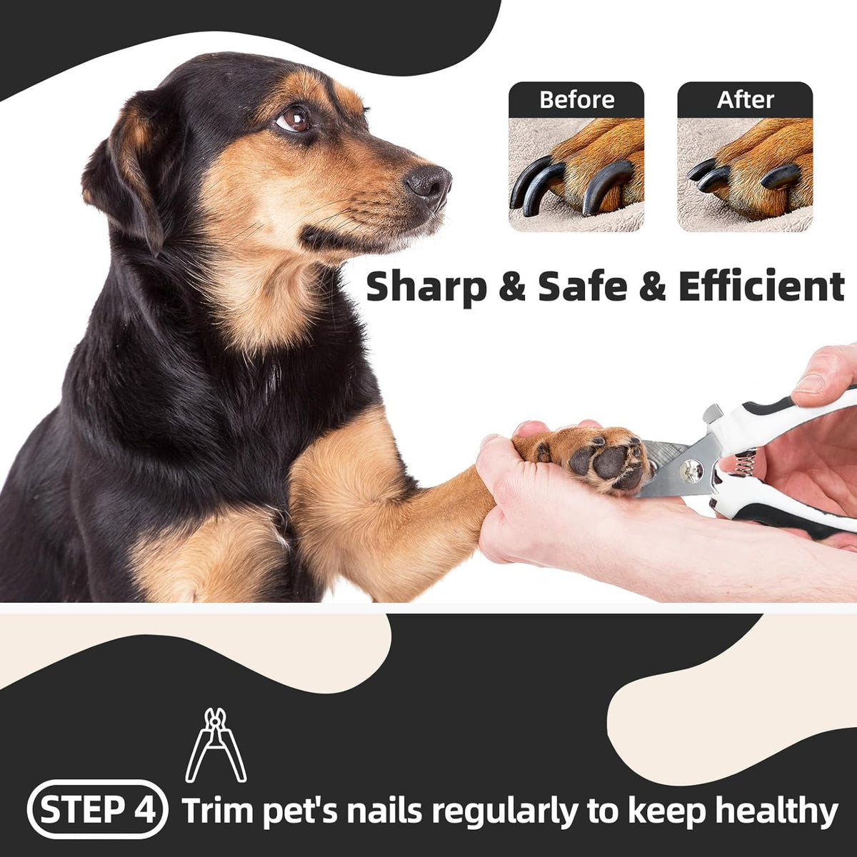 Dog Brush for Shedding, 7 PCS Dog Grooming Brush Kit, Undercoat Rake, Slicker Brush, Deshedding
