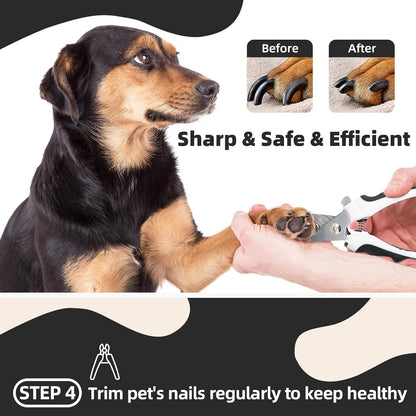 Dog Brush for Shedding, 7 PCS Dog Grooming Brush Kit, Undercoat Rake, Slicker Brush, Deshedding