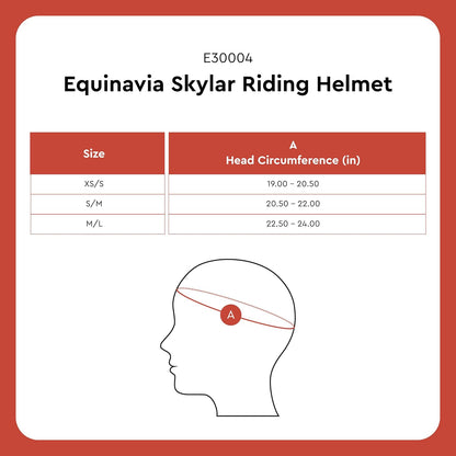 Equinavia Skylar Horse Riding Helmet – Lightweight Equestrian Helmet with Airflow Vents, Adjustable