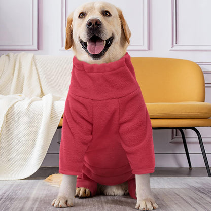 ROZKITCH Dog Pjs for Small Dogs, Pet Windproof Warm Cold Weather Jacket Vest Cozy Jumpsuit Apparel