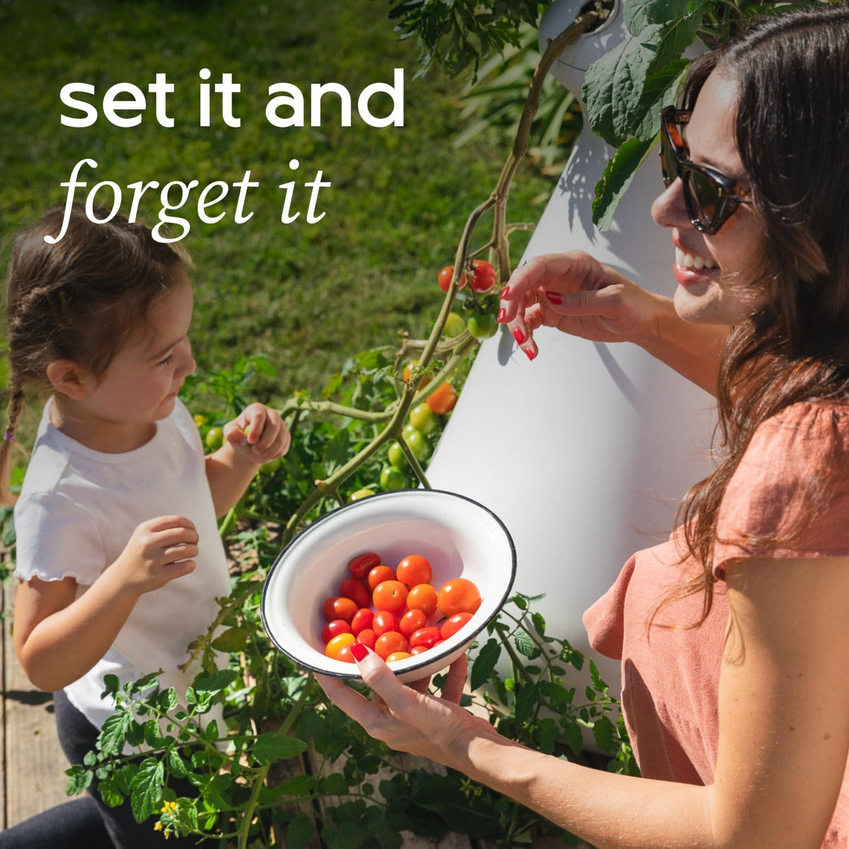 Farmstand Starter Kit + 30 Seedling Credits | Family Hydroponic Growing System Kit | Self-Watering