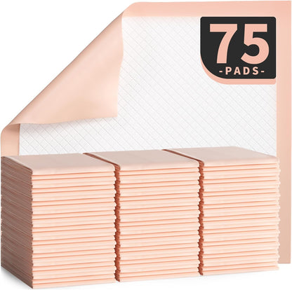 MKISS Bed Pads Disposable [75 Count] Adult Incontinence Underpads 30" x 36" Heavy Duty Absorbent