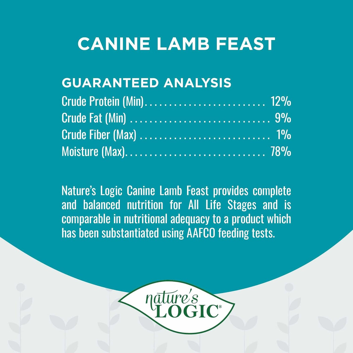 Nature's Logic Grain-Free Canned Dog Food - 95% Animal Proteins - 100% Natural Wet Dog Food Cans