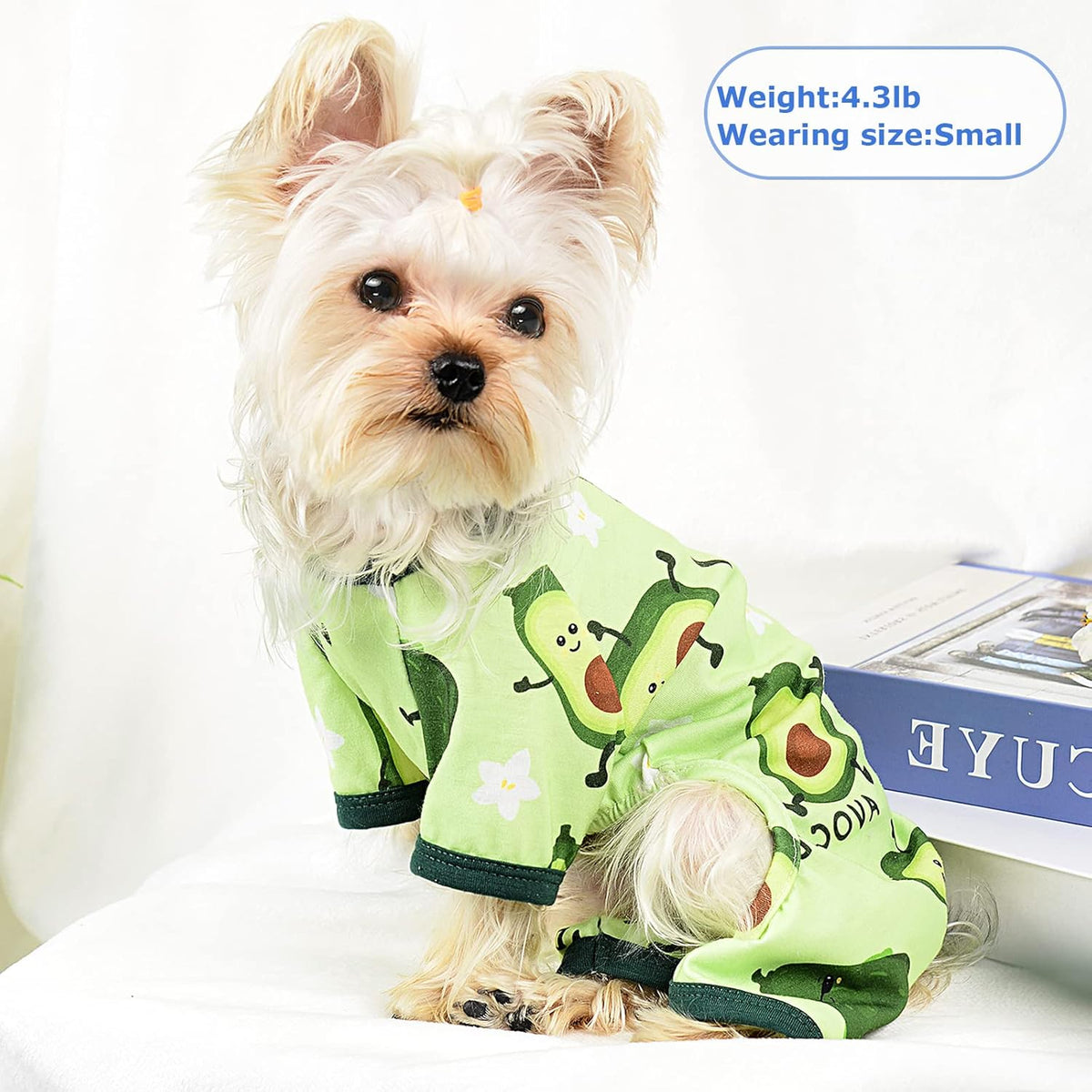 Dog Pajamas Pjs Spring Summer Dog Clothes for Small Dogs Girl - Boy - Medium - Size Dogs, Soft