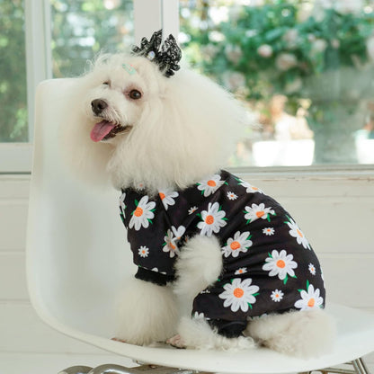 CuteBone Small Dogs Outfit Soft Puppy Onesies Pjs Dog Pajamas Pet Coat Cat Apparel Comfy Doggie