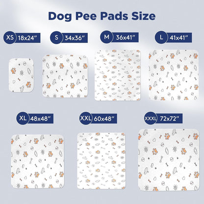 Washable Pee Pads for Dogs, 2 Pack Large 34"x36" Super Absorbent Reusable Puppy Pads Pet Training