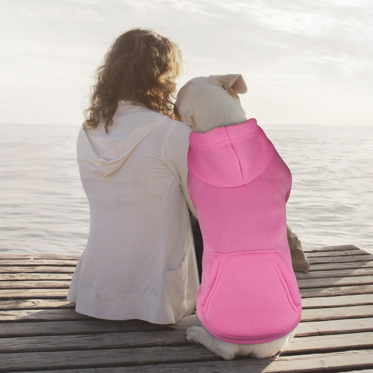 Dog Sweaters for Large Dogs Dog Hoodie Dog Sweater Solid Soft Brushed Fleece Dog Clothes Dog Hoodie