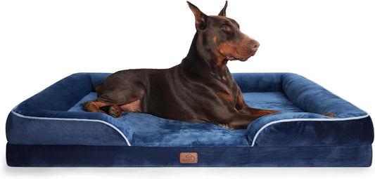 Bedsure XXL Orthopedic Dog Bed for Extra Large Dogs - Washable Giant Dog Cat Bed Waterproof