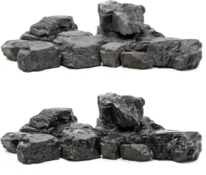 Unocho Aquarium Rock Stone Fish Tank Rocks 5LB Natural Rocks for Aquariums Landscaping Model Tank