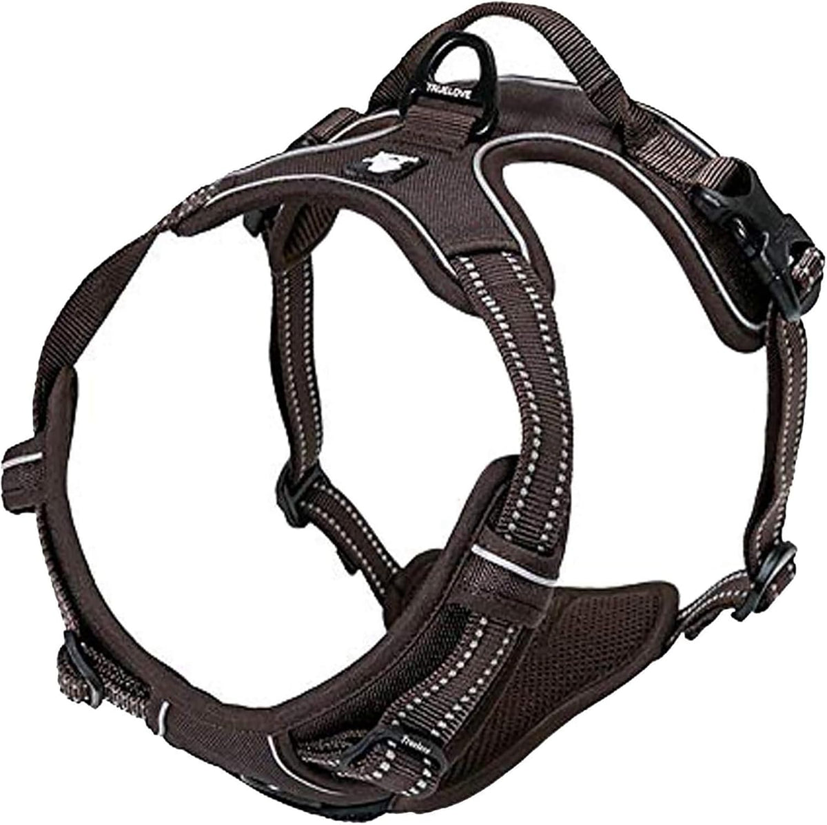 TRUE LOVE Adjustable No-Pull Dog Harness Reflective Pup Vest Harnesses Comfortable Control