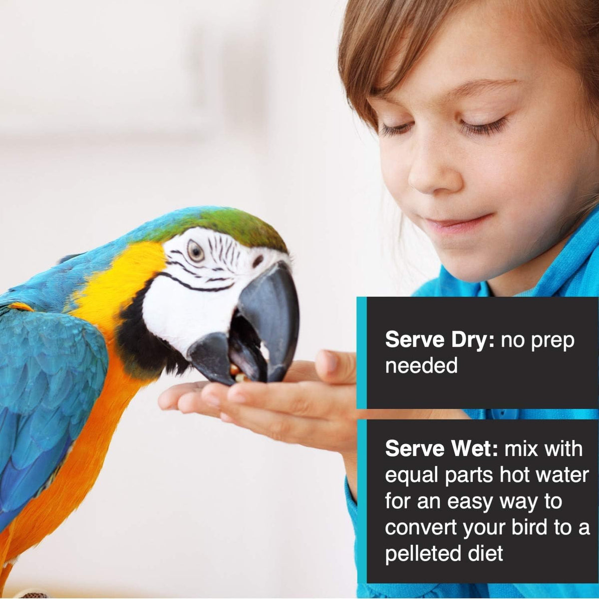 Tropimix Bird Food, Large Parrot Food with Seeds, Fruit, Nuts, Vegetables, Grains, and Legumes