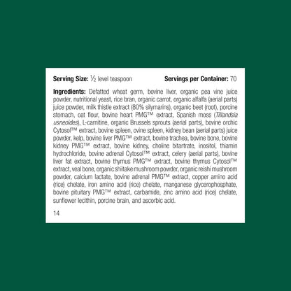 Standard Process Inc. Canine Whole Body Support - Multisystem Support Supplement for Canines