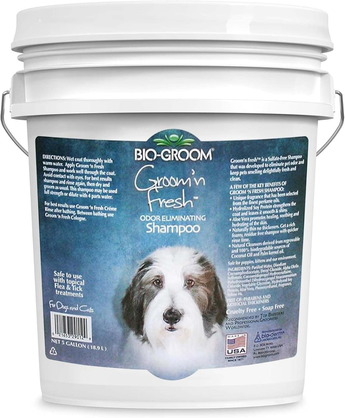 Bio-Groom Groom'n Fresh Dog Shampoo - Odor Eliminating, Dog Bathing Supplies, Puppy Wash, Cat & Dog