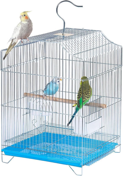 Small Bird Travel Cage-Lightweight Small Birds Starter Kit with Birdcages and Accessories Great for