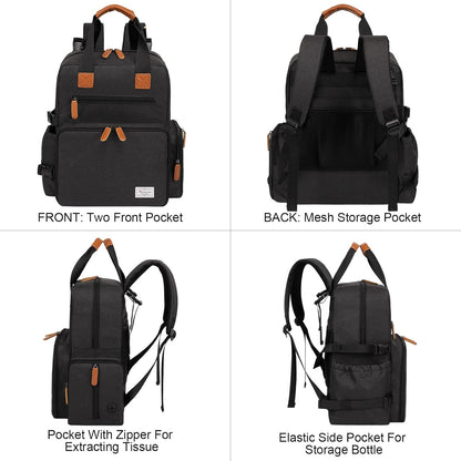 Modoker Dog Travel Bag, Airline Approved Backpack for Pet Accessories Organizer, Tote Weekend Bag