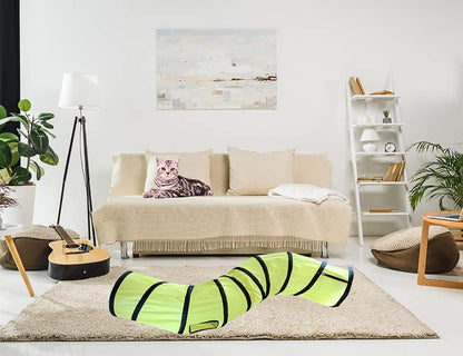 iCAGY Cat Tunnel for Indoor Cats Interactive, Rabbit Tunnel Toys, Pet Toys Play Tunnels for Cats