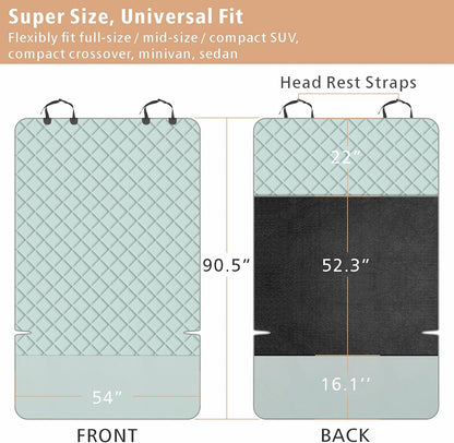 F-color SUV Cargo Liner for Dogs, Water Resistant Pet Cargo Cover Dog Seat Cover Mat for SUVs