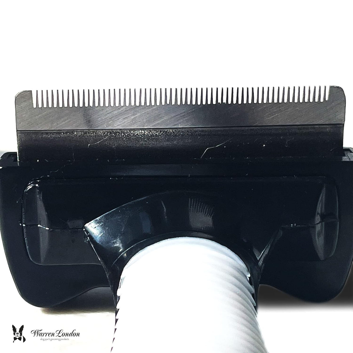 Warren London Deshedding Brush for Medium Dogs, Short Hair | 2.5″ Stainless Edge | Reduces Shedding