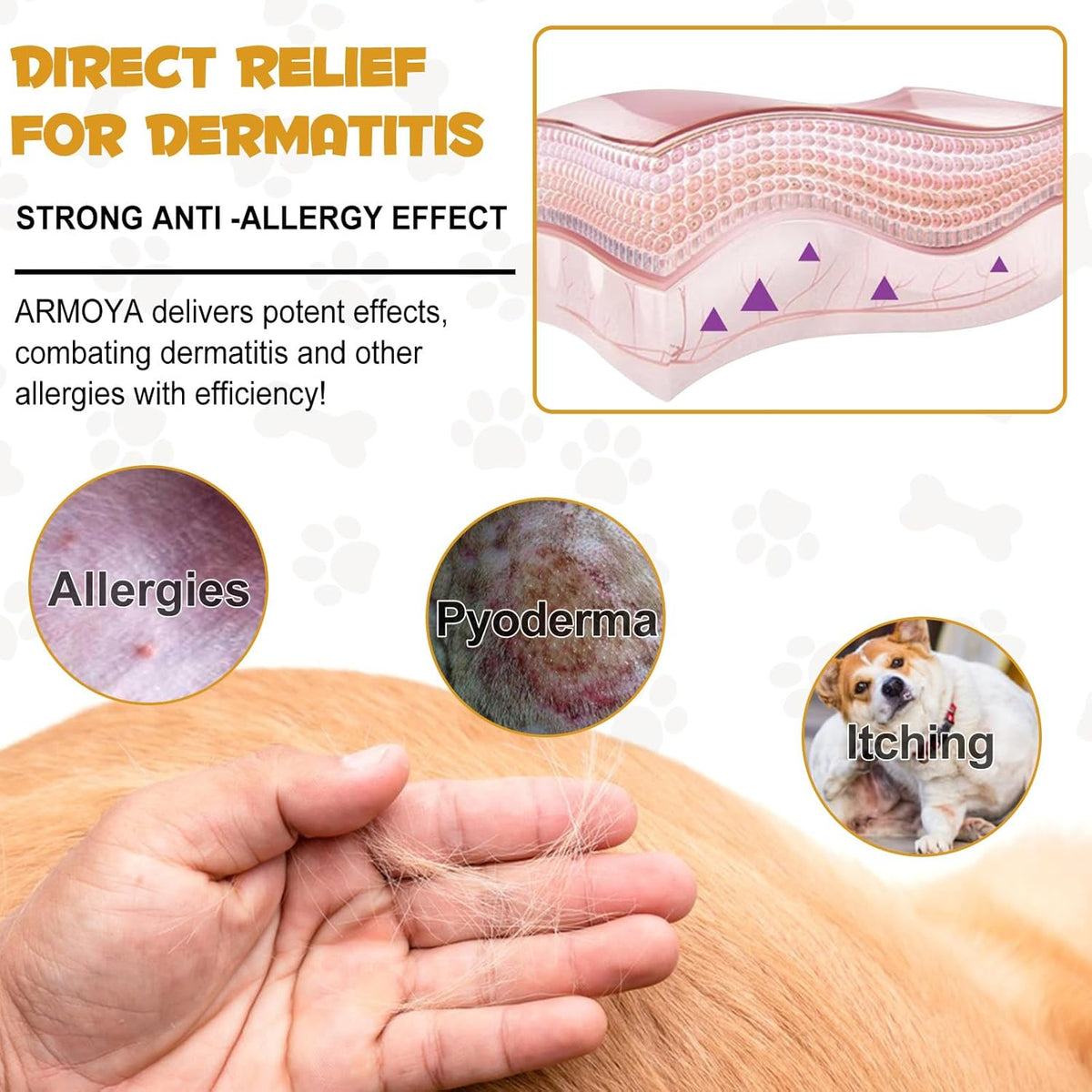 Allergy Relief Drops for Dogs - Allergy and Immune - Immune Support Supplement - Dog Supplement