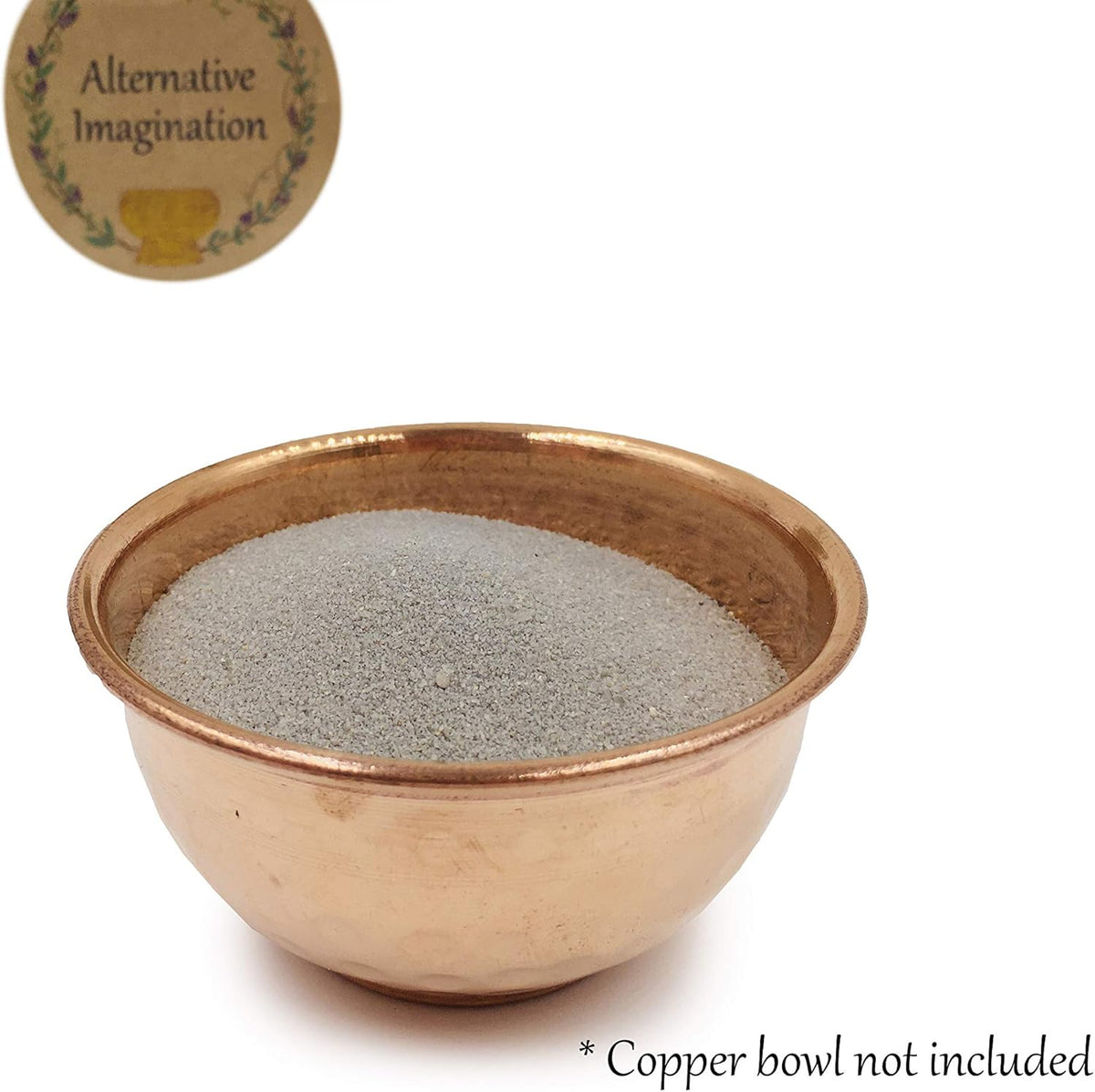 Alternative Imagination Grey Sand - Fine Sand for Zen Garden, Resin Incense Burner, Smudge Bowl