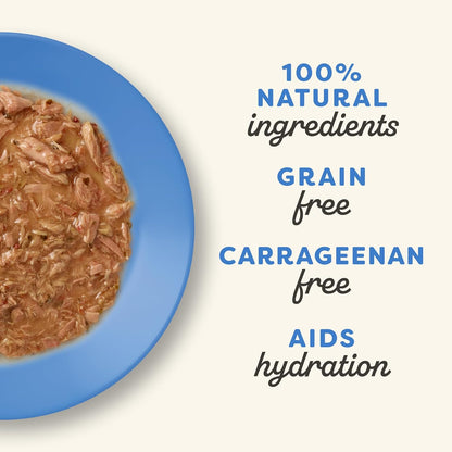 Applaws Natural Wet Cat Food in Gravy, Limited Ingredient Canned Wet Cat Food, No Additives, Made