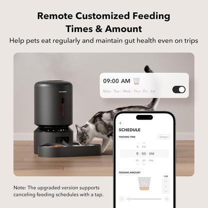 PETLIBRO Automatic Cat Feeder for 2 Cats, 5G&2.4G WiFi Pet Feeders, 5L Programmable Cat Food