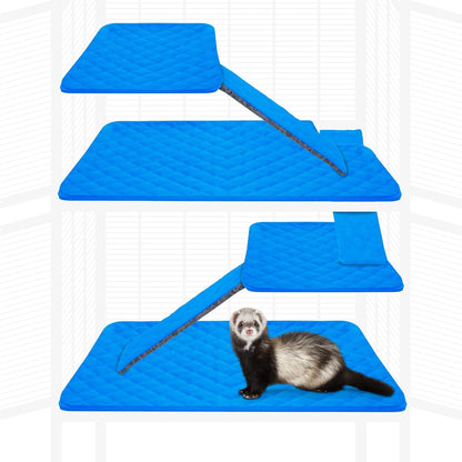 Paw Inspired Fitted Fleece Liners for Ferret Nation, Critter Nation Cage for Ferrets, Rats