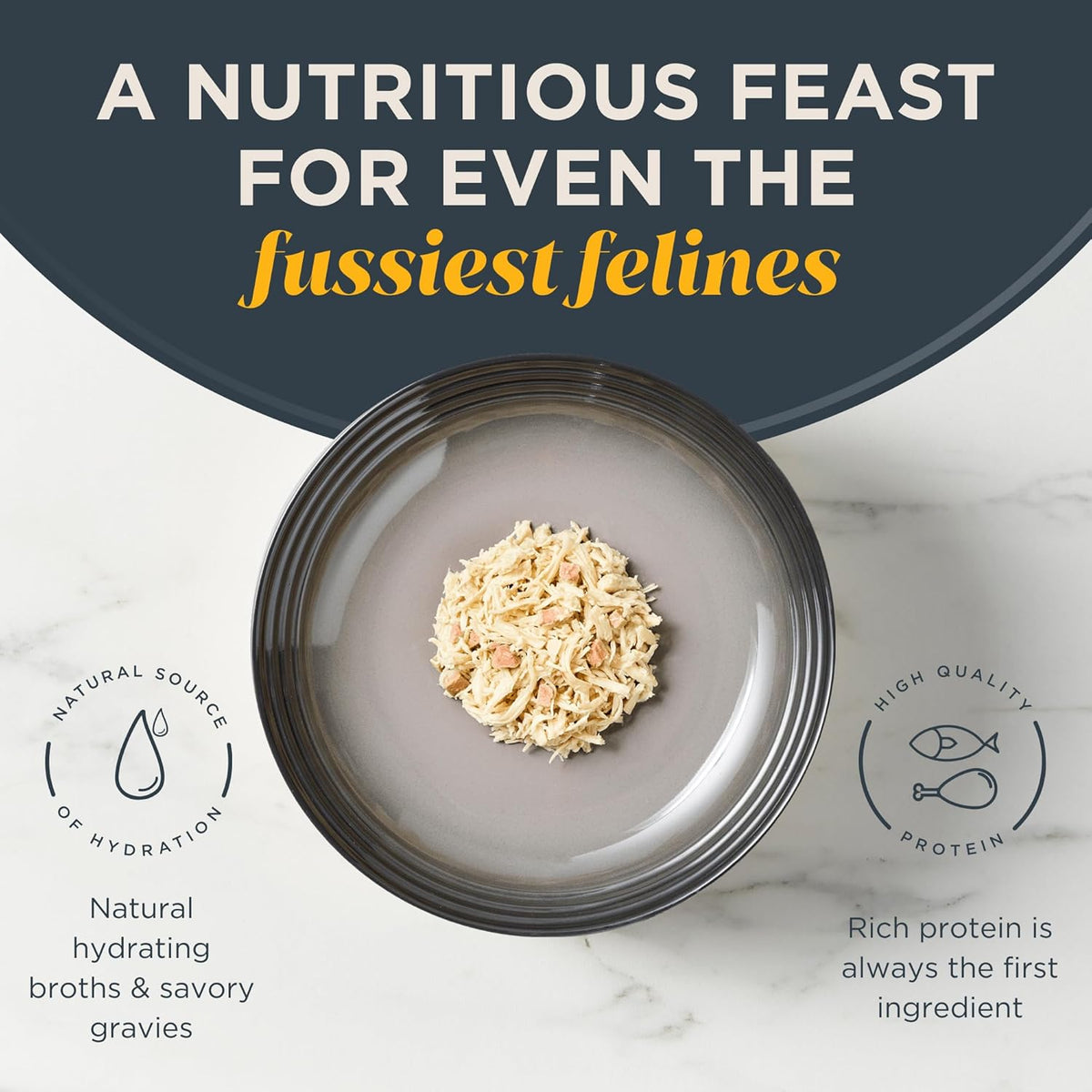 Reveal Natural Wet Cat Food, 18 Count, Grain Free, Limited Ingredient Cat Food Cups, Chicken with