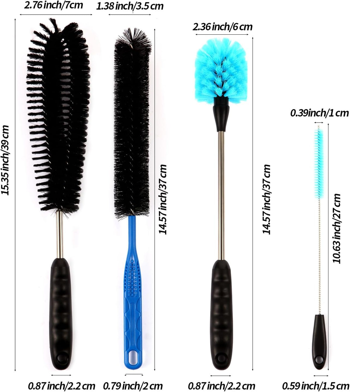 11 in 1 Fish Tank Aquarium Cleaning Brush Kit,Aquarium brushSutiable for Acrylic Fish Tank, and