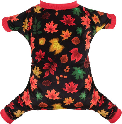 CuteBone Dog Halloween Pajamas Puppy Onesies Small Dogs Soft Pjs Coat Cat Apparel Comfy Pet