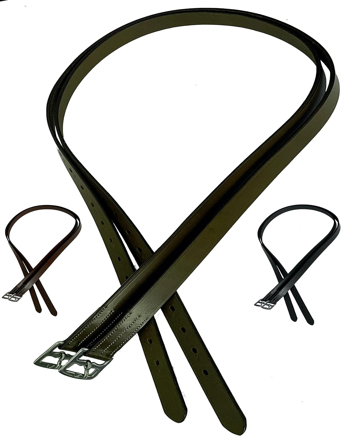 Majestic Ally Genuine Leather English Stirrup Leather (Pair)