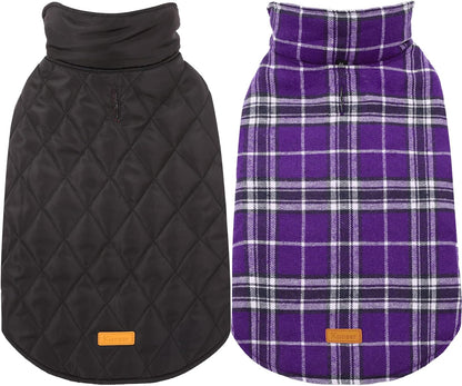Kuoser Warm Dog Coat, Waterproof Dog Jacket for Extra Large Dogs, Adjustable Durable XXXL Doggie