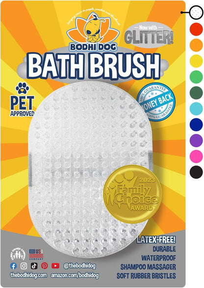 Bodhi Dog Shampoo Brush - Pet Grooming & Bath Supplies for Dogs and Cats - Bath Brush for Long &