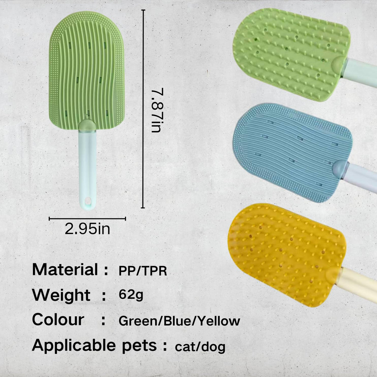 Cat Brush for Shedding,Cat Brushes for Indoor cats,Soft Comb, Short or Long Haired Cats,Pet