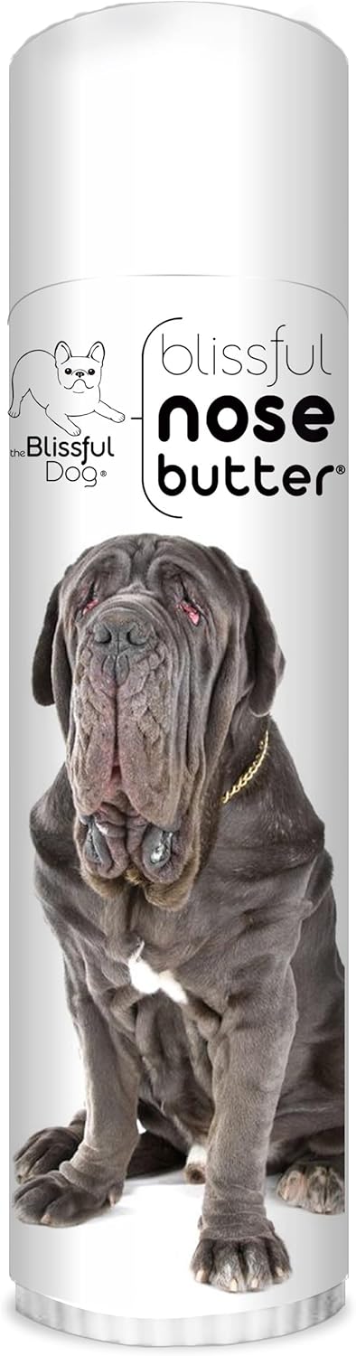 The Blissful Dog Neapolitan Mastiff Nose Butter for Dry, Cracked Skin, Lick-Safe Dog Nose Balm with