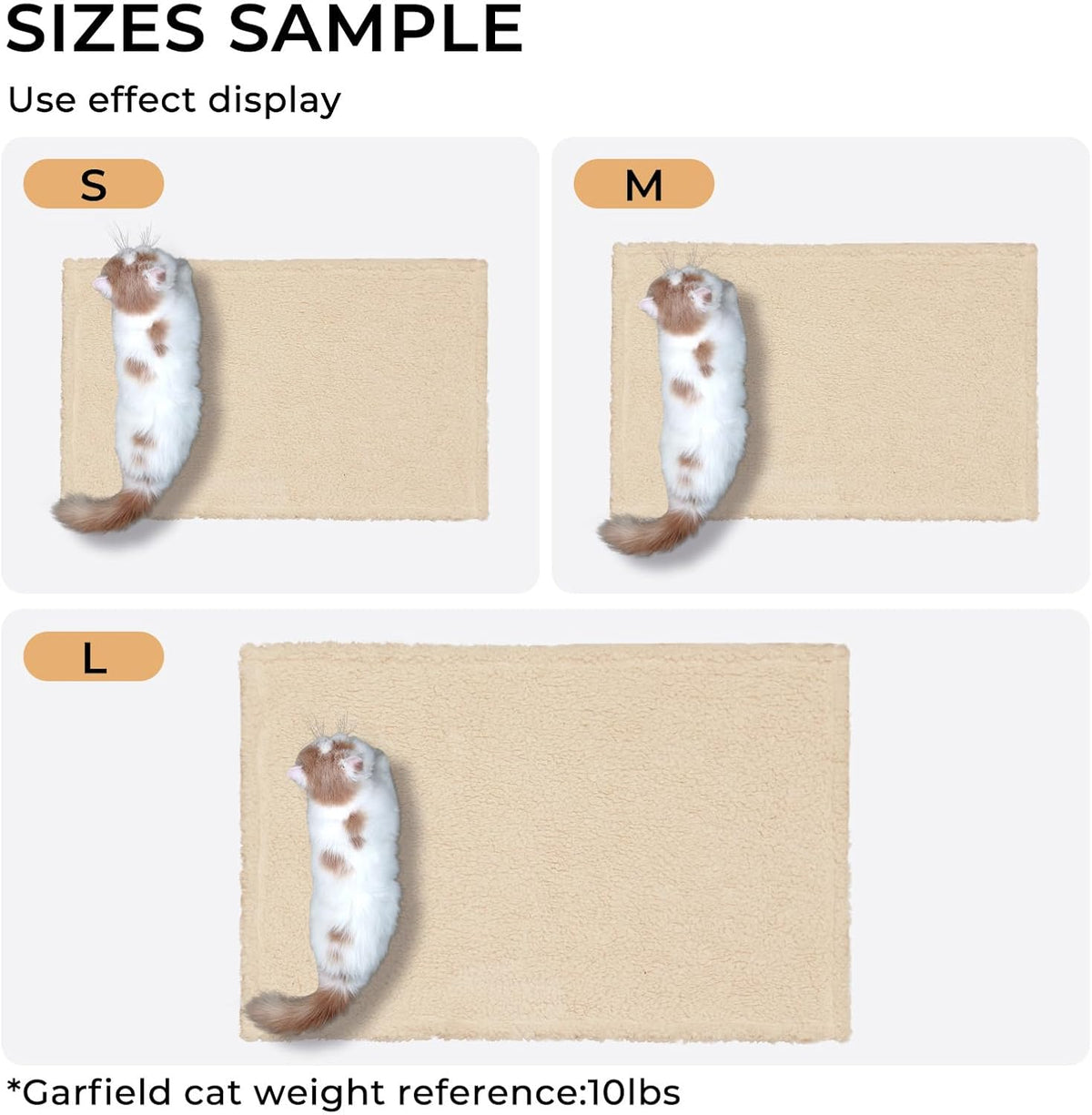1 Pack 3 Calming Blankets Fluffy Premium Fleece Pet Blanket Soft Sherpa Throw for Dog Puppy Cat