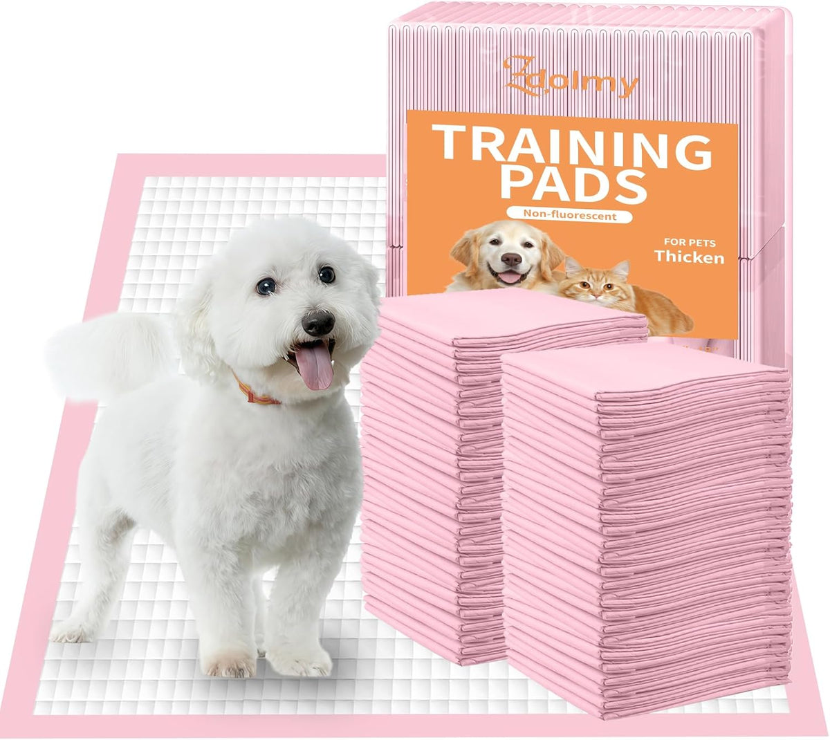 Pet Toilet Training Pads 100 Count Disposable Puppy Pee Pads for Dogs, Ultra Absorbent|Quick