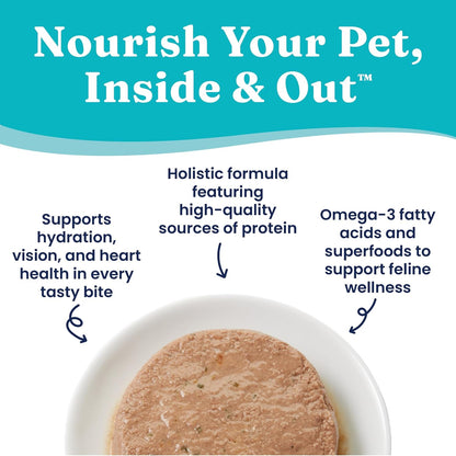 Solid Gold Wet Cat Food Pate - Healthy Canned Cat Food Pate w/Real Tuna & Sardine, Omega Fatty