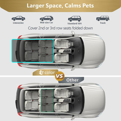 F-color SUV Cargo Liner for Dogs, Water Resistant Pet Cover Dog Seat Mat SUVs Sedans Vans with