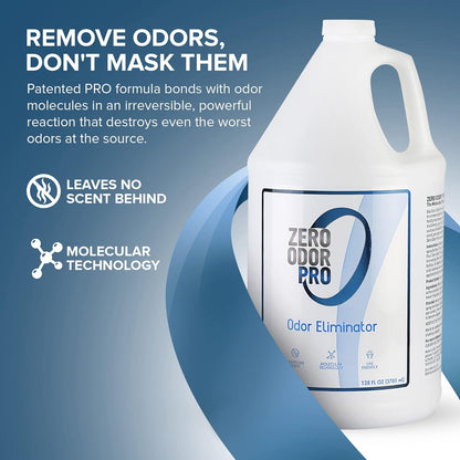 Zero Odor Pro - Commercial Strength Odor Eliminator & Neutralizer, Air Freshener, Room Deodorizer