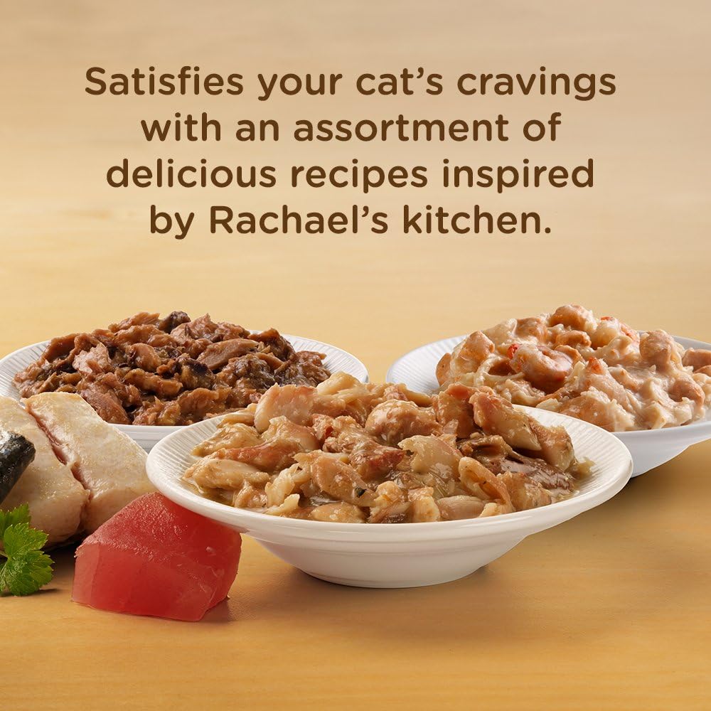 Rachael Ray Nutrish Natural Wet Cat Food, Ocean Lovers Variety Pack, 2.8 Ounce Cup (Pack of 12)