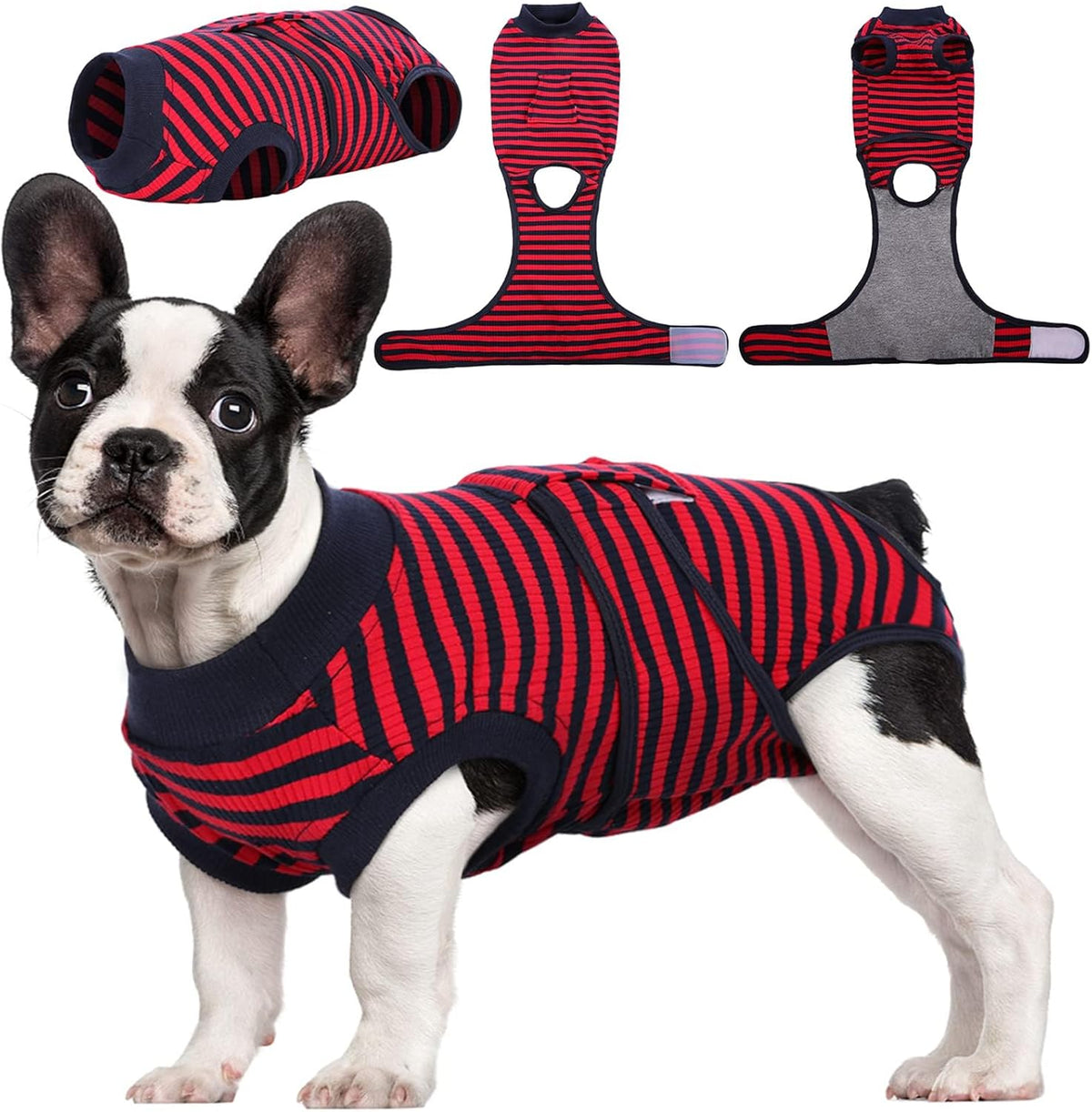 Kuoser Recovery Suit for Dogs Cats After Surgery, Professional Pet Recovery Shirt Dog Abdominal