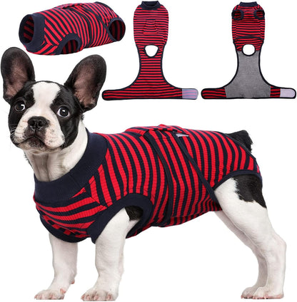 Kuoser Recovery Suit for Dogs Cats After Surgery, Professional Pet Recovery Shirt Dog Abdominal