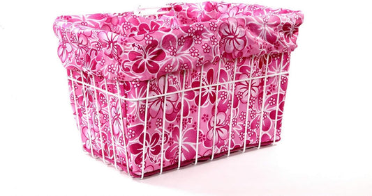 Cruiser Candy Bike Basket Liner Waterproof, Universal Fit for Most Bike Baskets, Stylish 2in1Tote