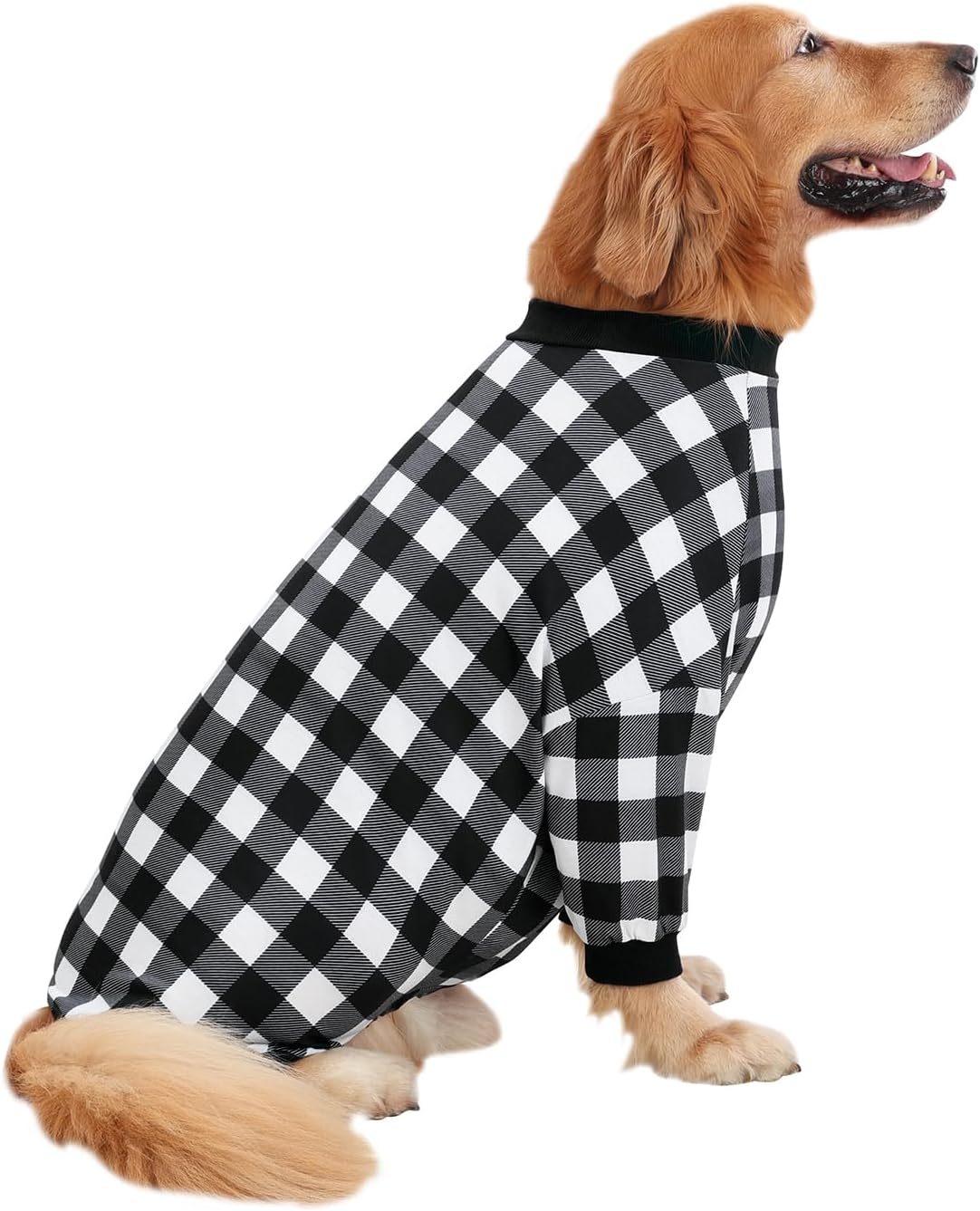 HDE Dog Pajamas One Piece Jammies Jumpsuit Pet Clothes Outfit Stretchy Lightweight Comfy Shirt Pjs