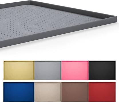 Hubulk Dog Feeding Mat,100% Waterproof Food Grade Silicone Pet Food and Water Bowl